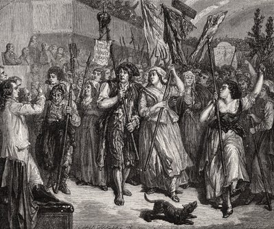 Invasion of the Assembly, 20th June 1792 by H. de la Charlerie